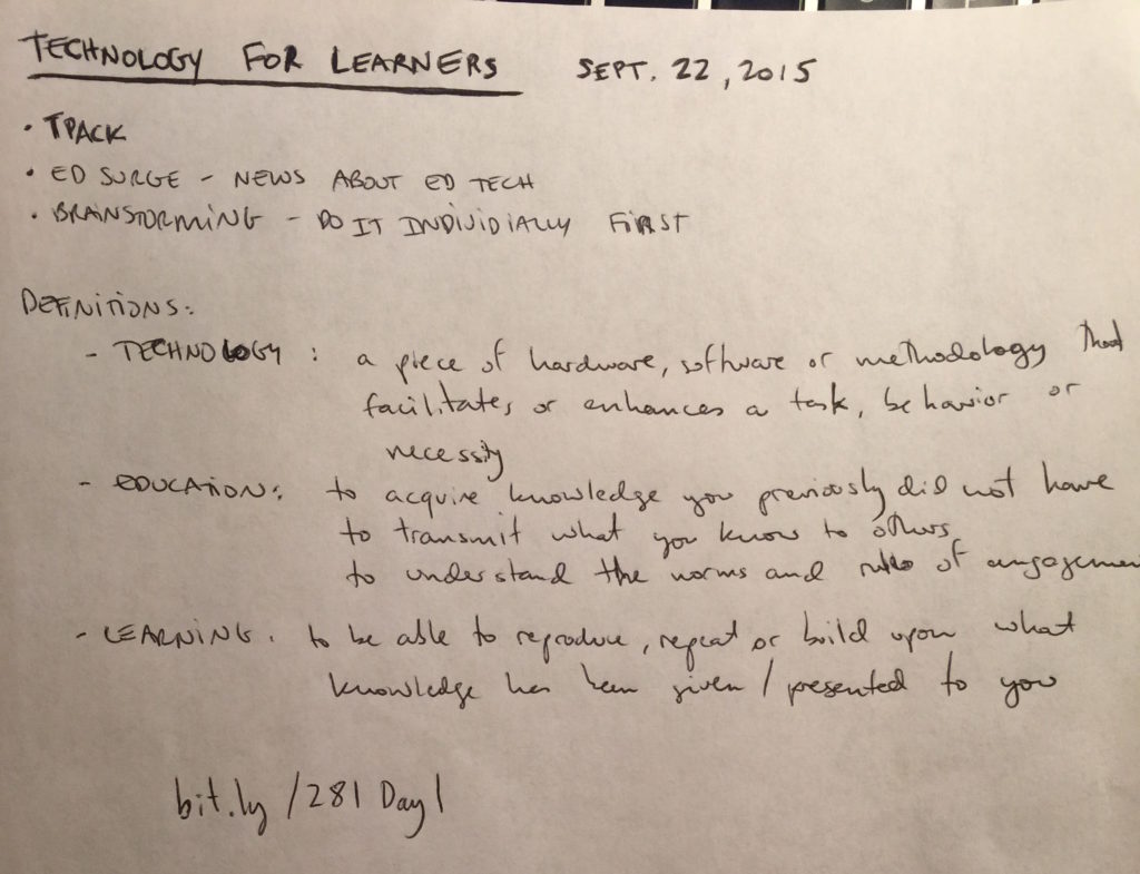 Technology for Learners