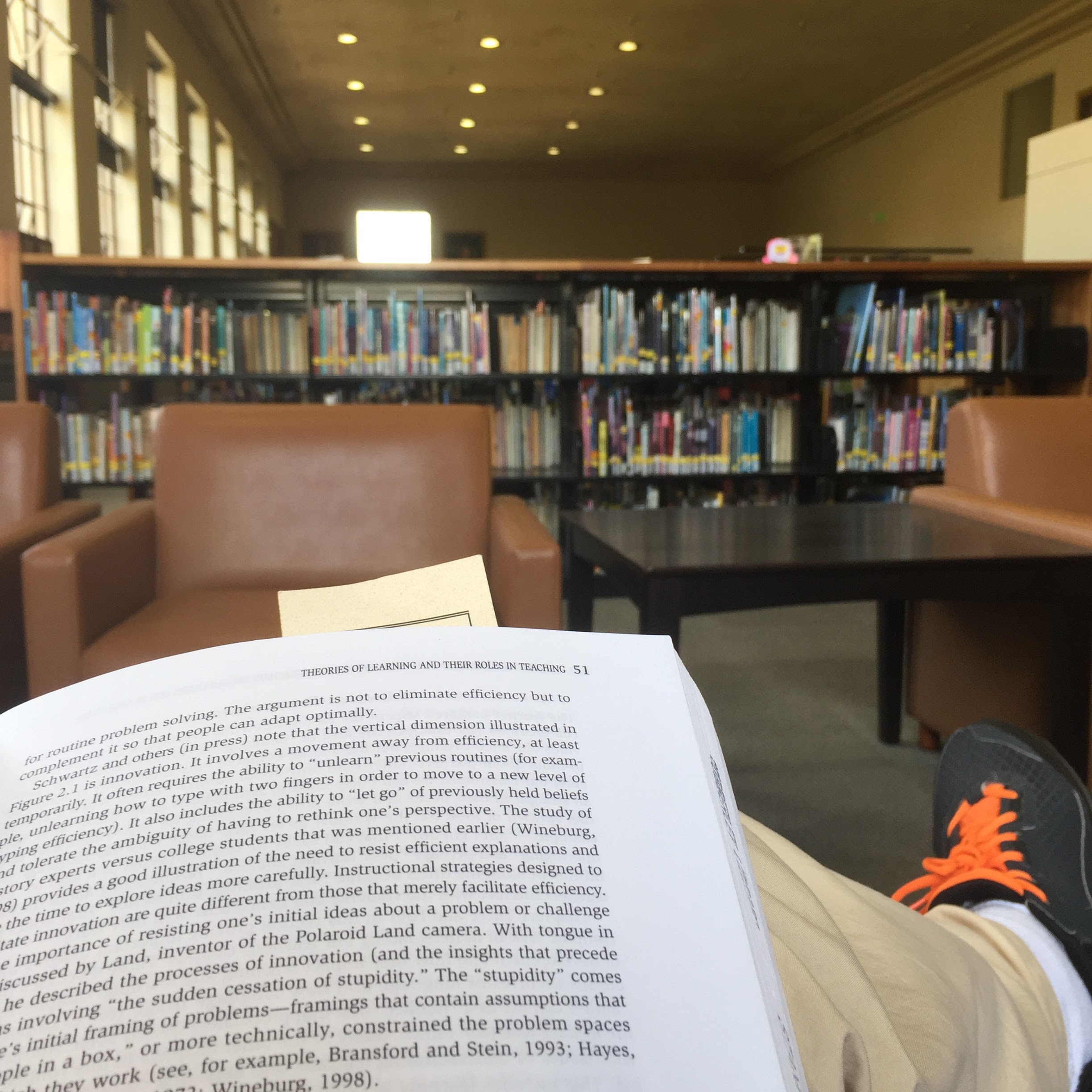 Monday - no classes - but TONS of reading!