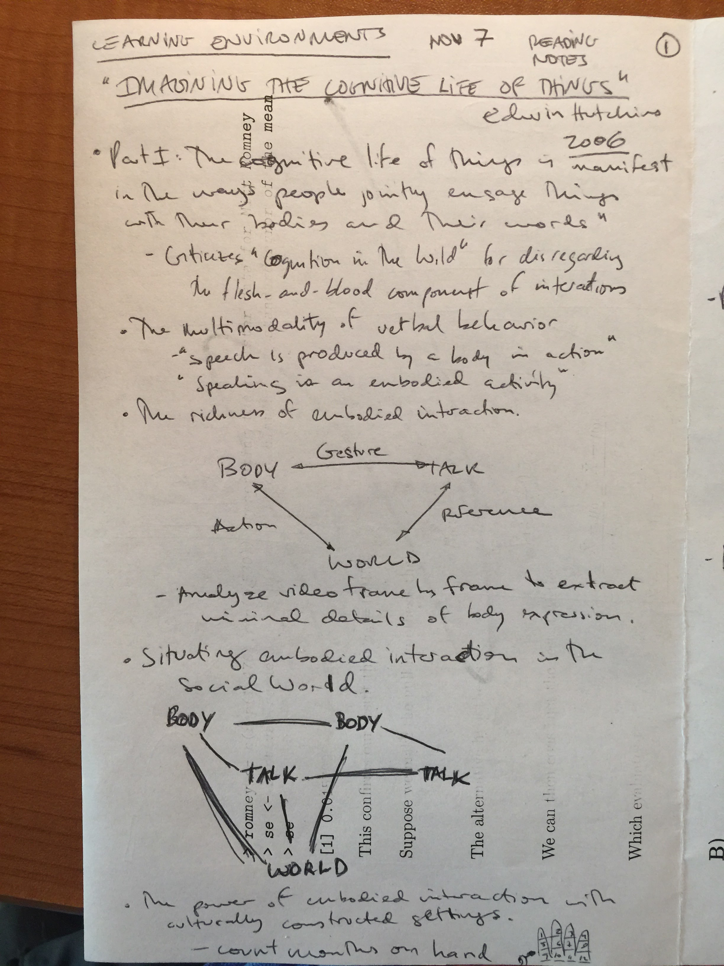 Learning Environments - Week 8 - Reading Assignment