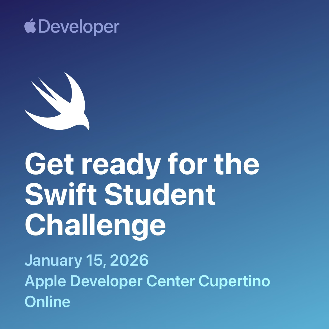 Get ready for the #SwiftStudentChallenge 2026