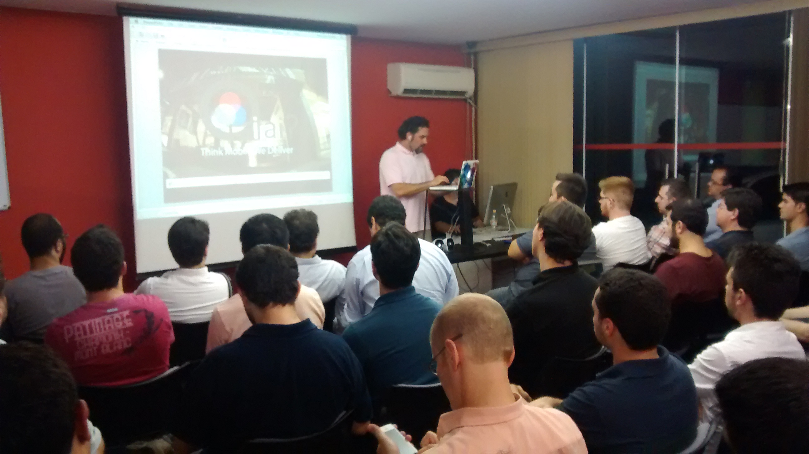 Palestra lotada